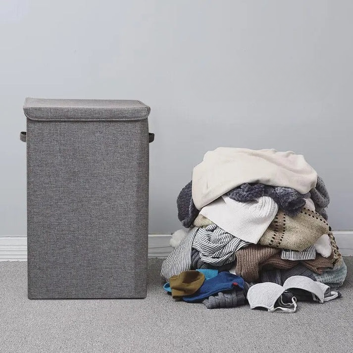 Lisslune | Foldable Laundry Hamper with Lid – Large Capacity