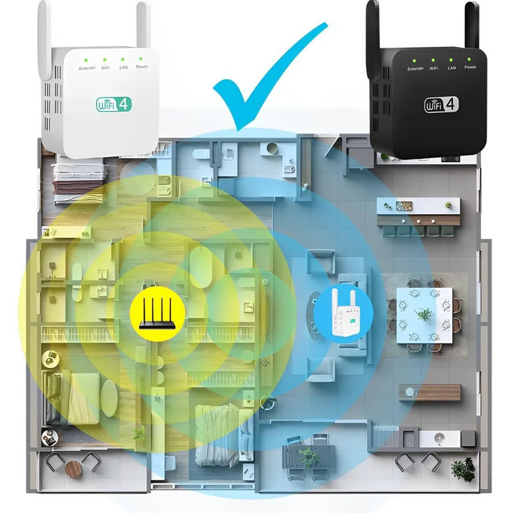 Lisslune | Powerful Long Range WiFi Repeater