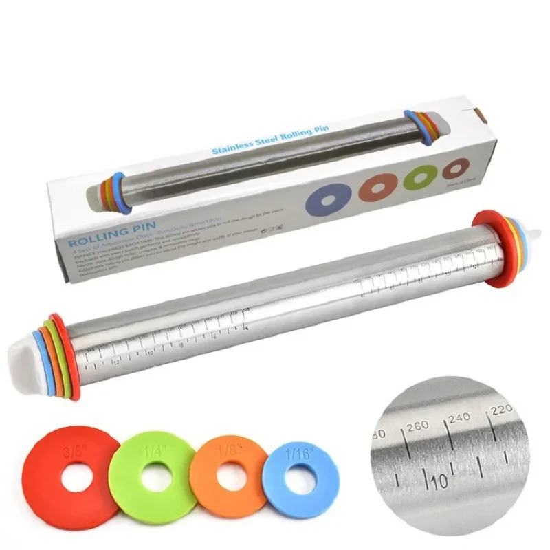 Lisslune | Adjustable Rolling Pin with Rings