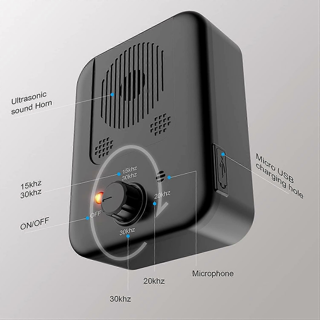 Lisslune | Portable Ultrasonic Barking Deterrent for Dogs