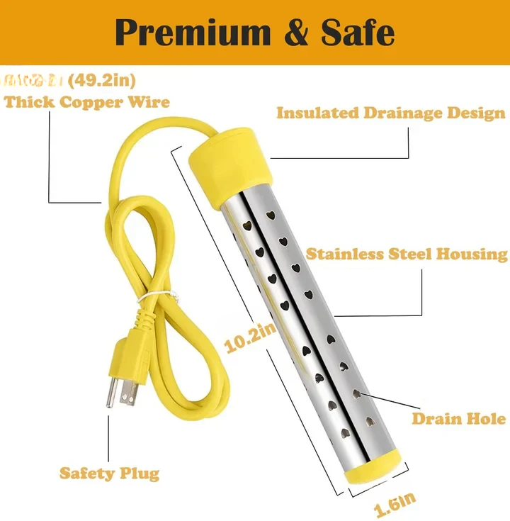 Lisslune | Premium Immersion Water Heater