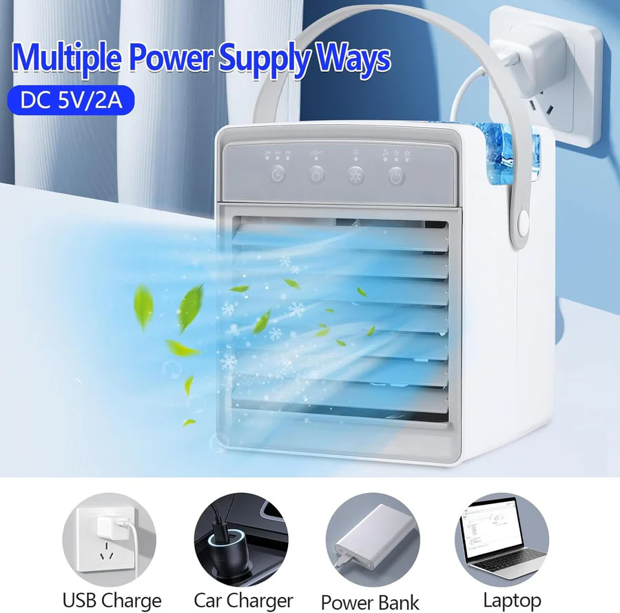 Lisslune | Small Portable AC Unit, High Capacity