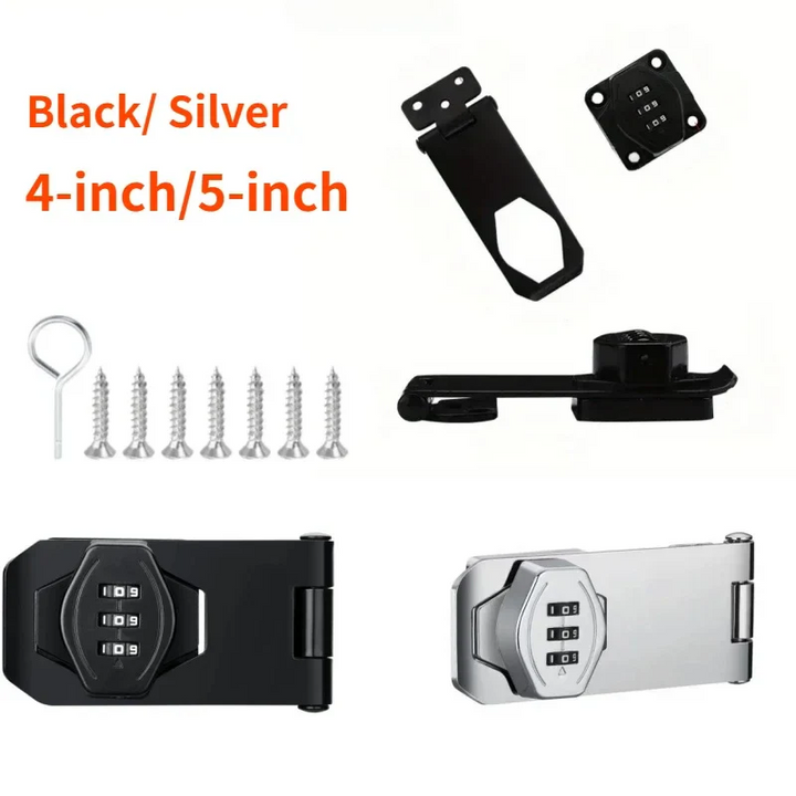 Lisslune | Secure Cabinet Lock with 3 Digit Combination Lock