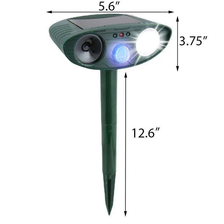 Lisslune | Solar Powered Ultrasonic Chipmunk Repeller