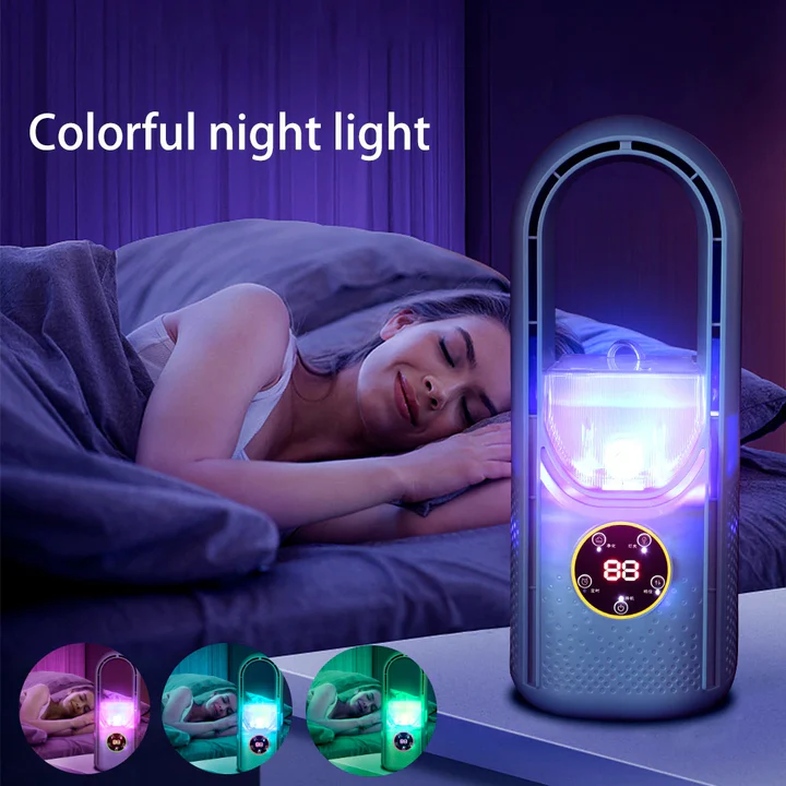 Lisslune | Quiet Bladeless Portable AC for Home and Office