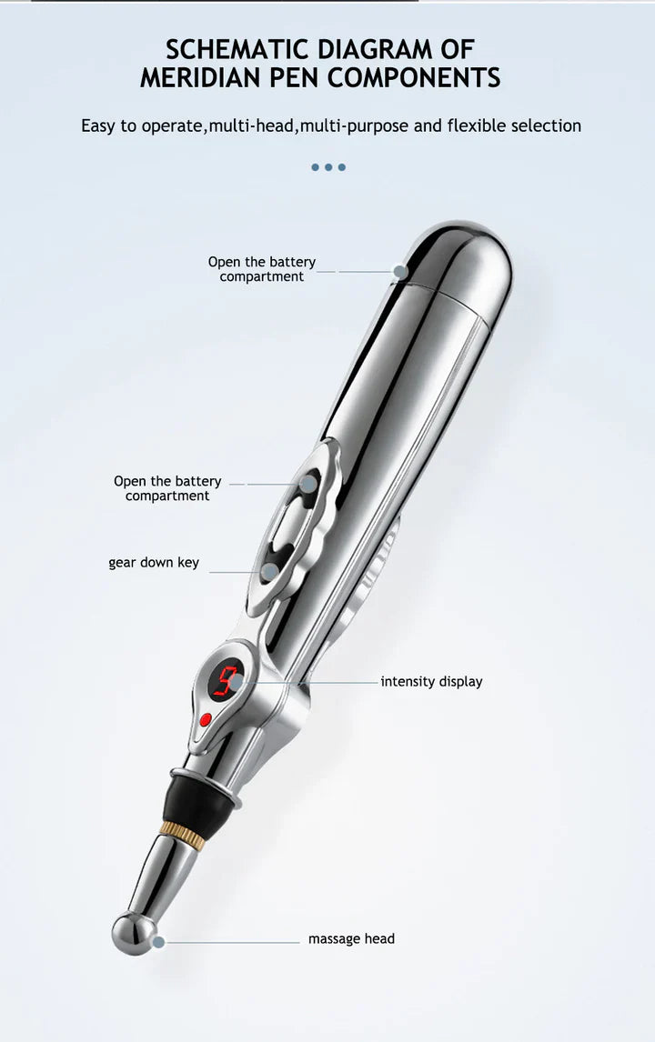 Lisslune | Electronic Acupuncture Pen | Meridian Massage Device for Pain Relief