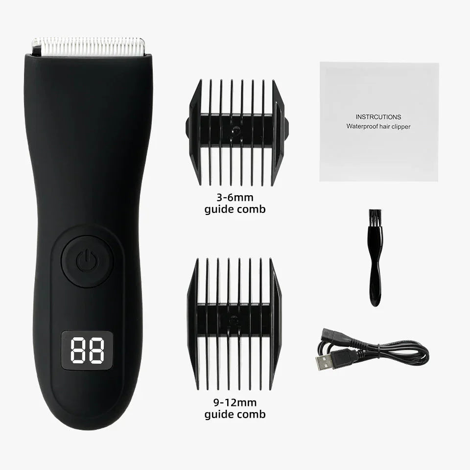 Lisslune | Men's body hair trimmer and women's razor with bikini attachment