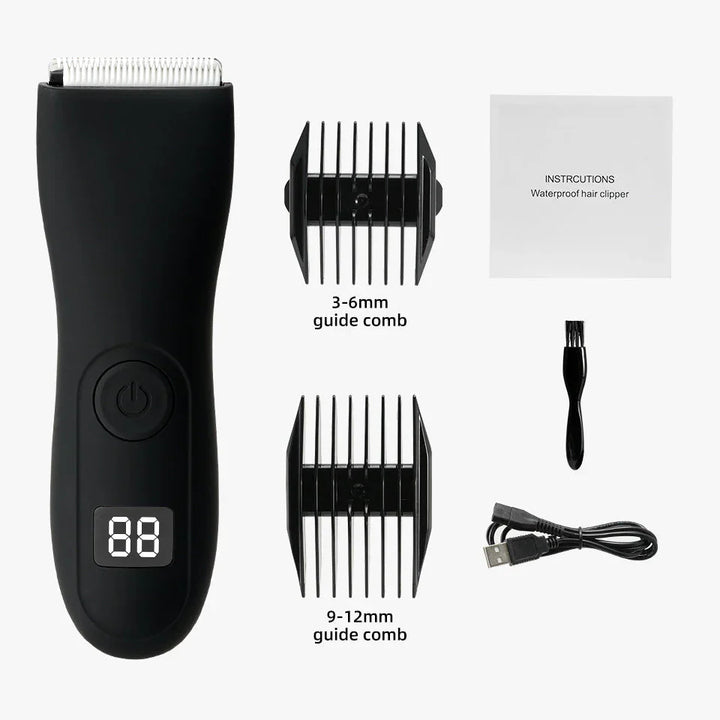 Lisslune | Men's body hair trimmer and women's razor with bikini attachment