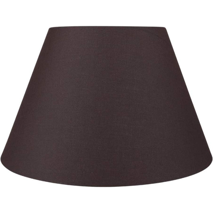 Lisslune | Medium lampshade, barrel fabric lampshade for table lamp and floor lamp, 7x13x7.8 inches, natural ventilated linen, handmade, spider (white)