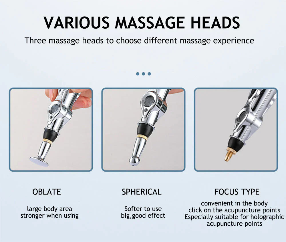 Lisslune | Electronic Acupuncture Pen | Meridian Massage Device for Pain Relief