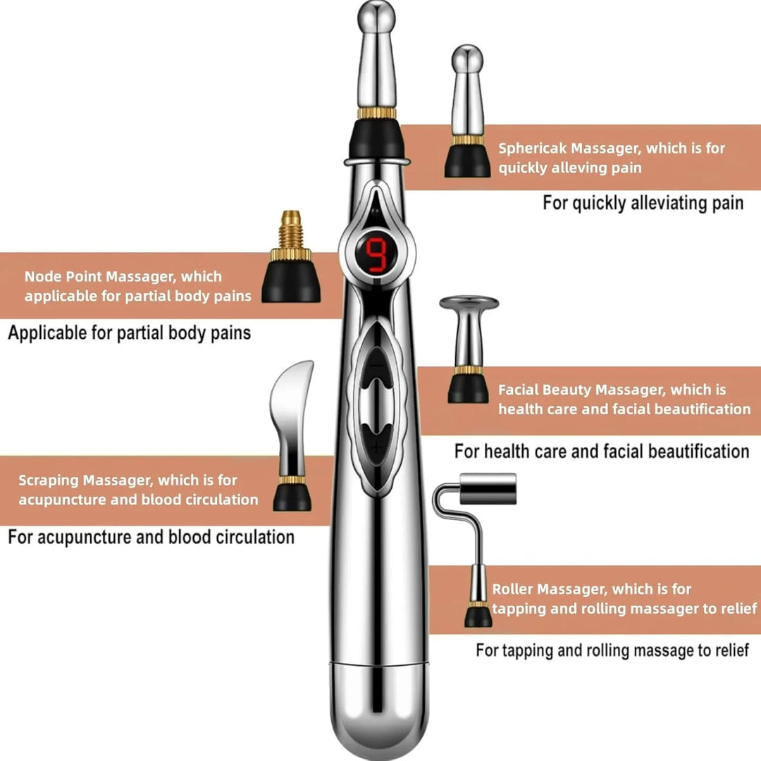Lisslune | Electronic Acupuncture Pen | Meridian Massage Device for Pain Relief