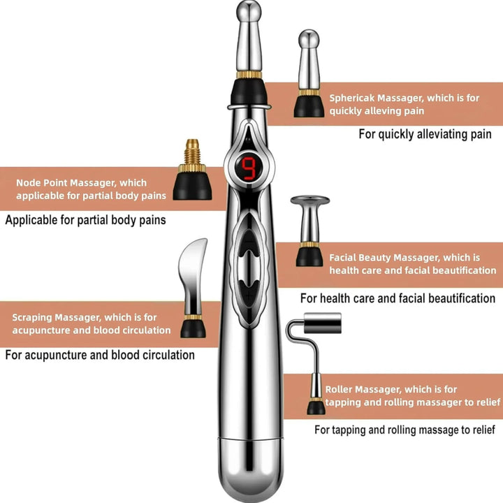 Lisslune | Electronic Acupuncture Pen | Meridian Massage Device for Pain Relief