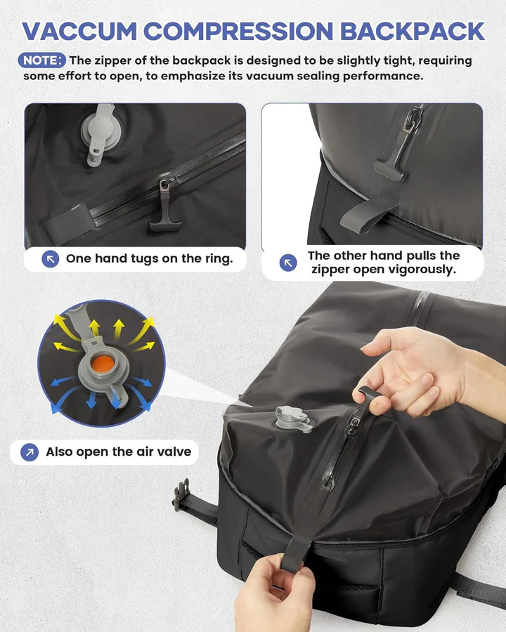 Lisslune | Water-Resistant Travel Backpack for 15.6in Devices