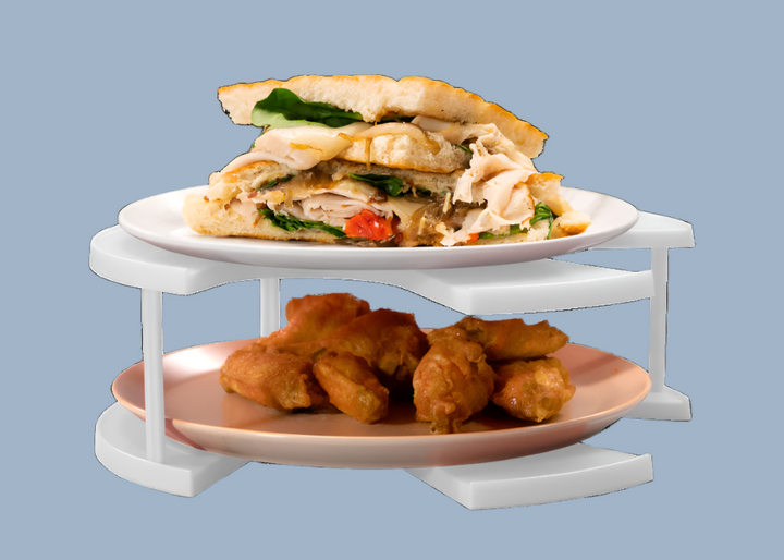 Lisslune | DoubleWave-microwave rack Heating of two meals