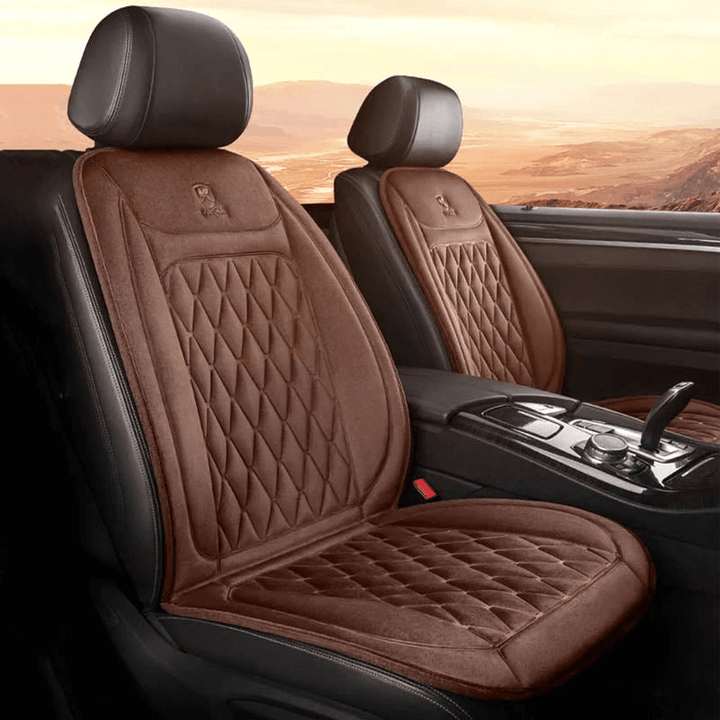 Lisslune | Heated Car Seat Cover | Adjustable Temperature Control 30℃-65℃ for Cars, Trucks & Home Use