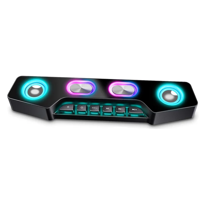 Lisslune | Bluetooth Desktop Speaker with RGB Effects