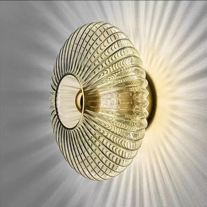 Lisslune | NimbusFlux - Glass Wall Lamp with Wavy Light