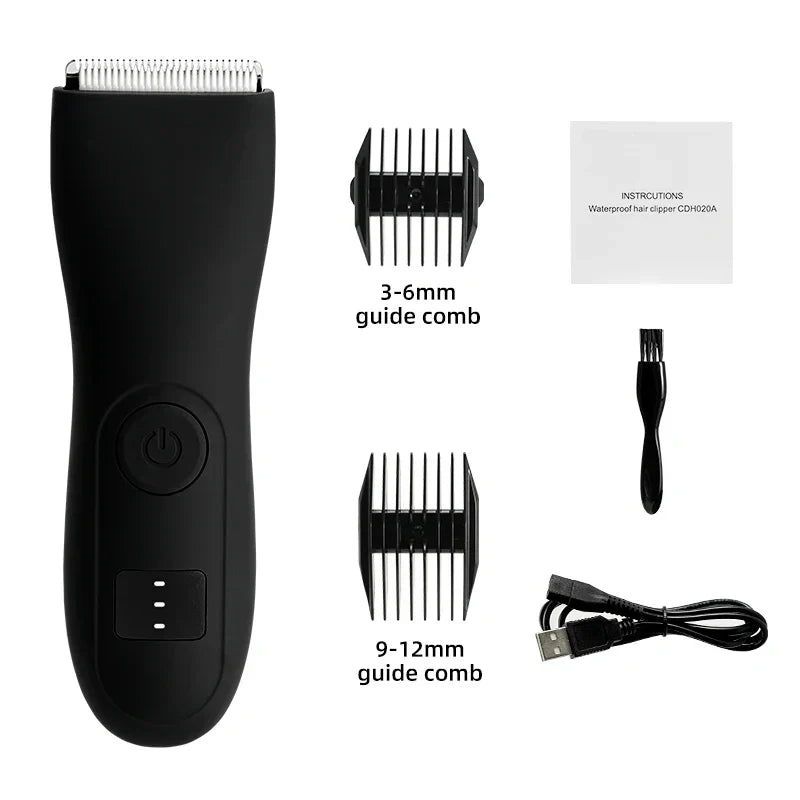 Lisslune | Men's body hair trimmer and women's razor with bikini attachment