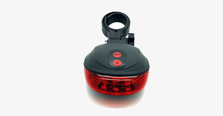 Lisslune | Laser LED Rear Light for Bicycles – Ride in Style!