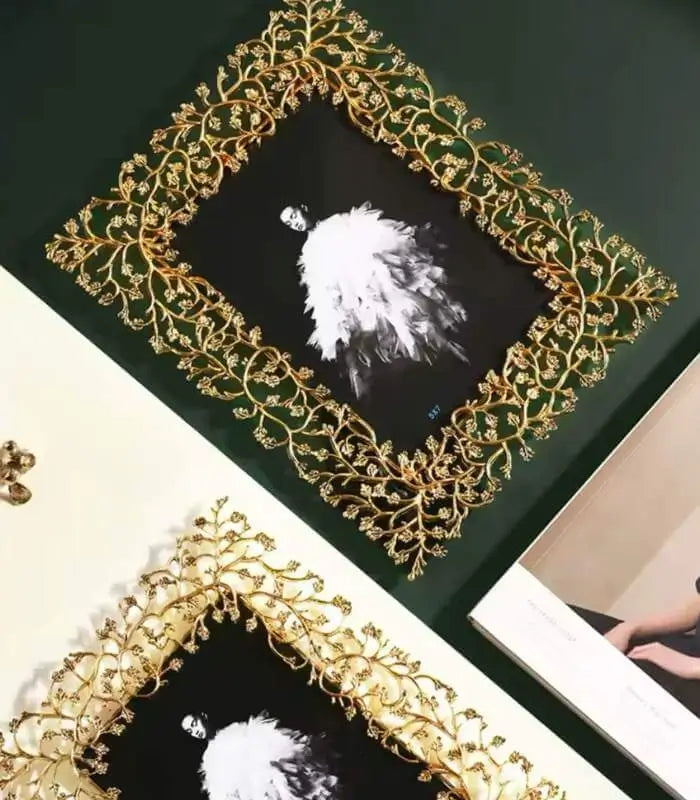 Lisslune | Florentis - Elegant leaf design nature-inspired frame