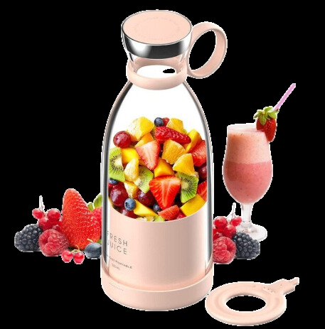 Lisslune | Compact Portable Smoothie Blender with Fruit Container and Drinking Lid