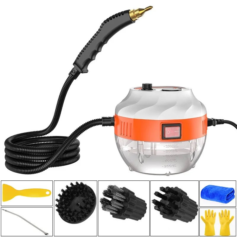 Lisslune | 2800W High-Pressure Steam Cleaner – Powerful Home & Car Cleaning Device