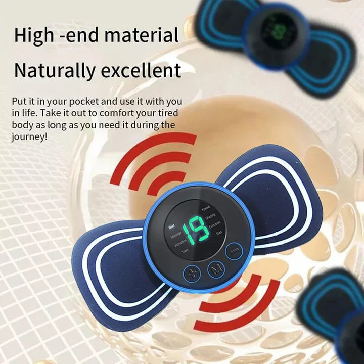 Lisslune | Portable Electric Neck Massager | With Pad & Remote Control for Targeted Relaxation