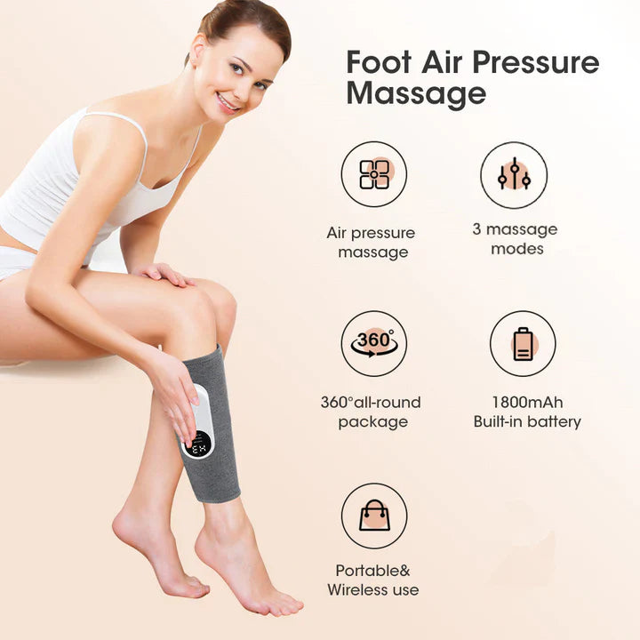 Lisslune | Electric Leg Massager - Air Compression with 3 Massage Programs