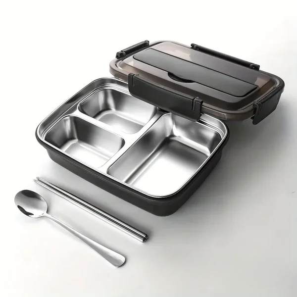 Lisslune | Leak-proof lunchbox made of stainless steel with 3/4 compartments