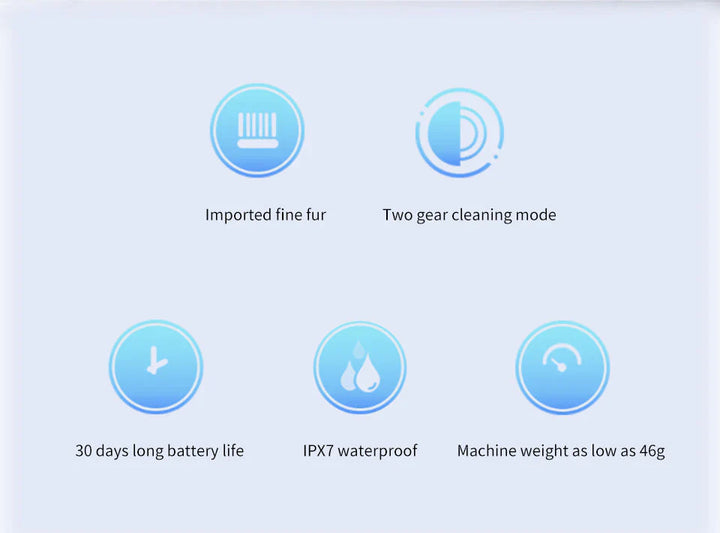 Lisslune | Electric Sonic Toothbrush – Waterproof and USB rechargeable