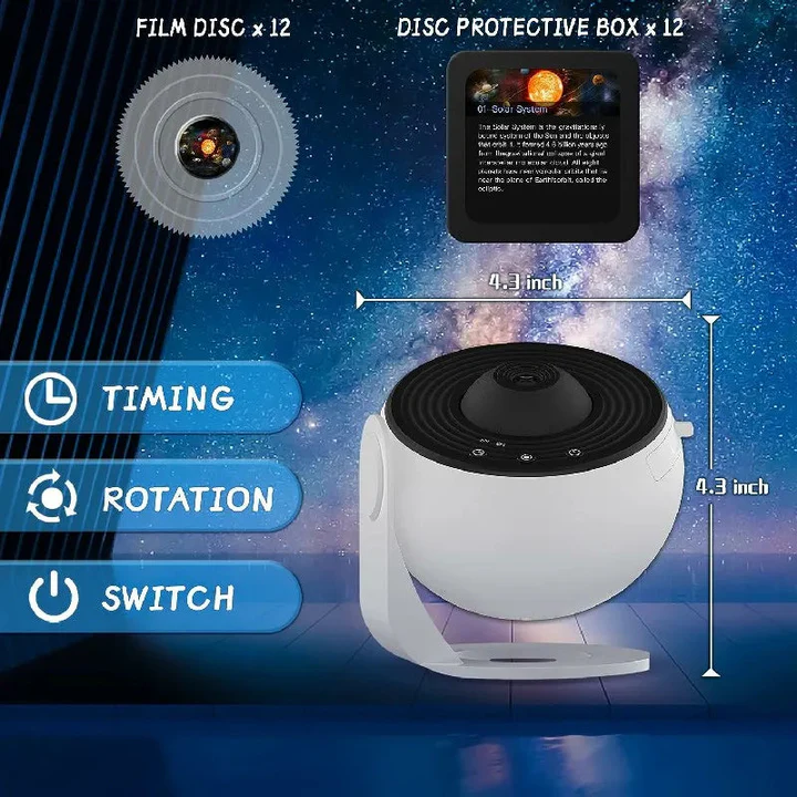 Lisslune | Home Planetarium Projector with 360° Projection
