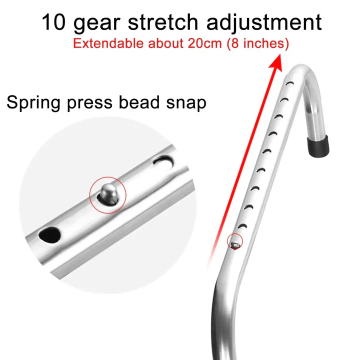 Lisslune | Stainless Steel Extendable Foldable Balcony Clothes Dryer