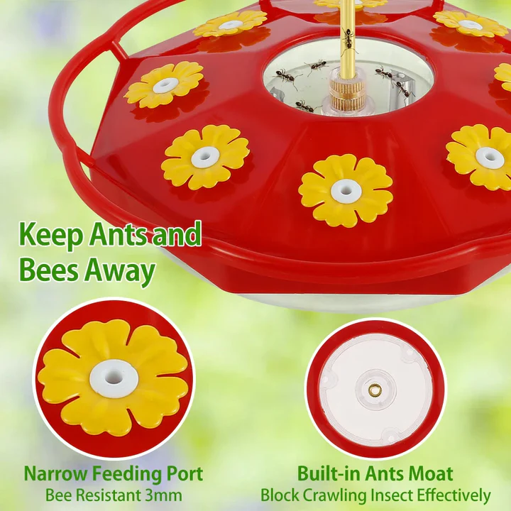 Lisslune | Flower-Shaped Hummingbird Feeder