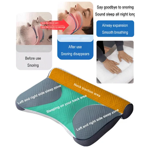 Lisslune | Ergonomic Cervical Support, Comfort Pillow