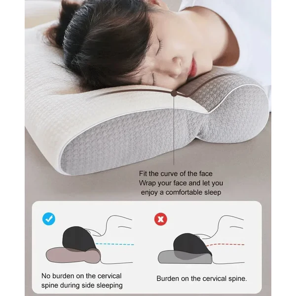 Lisslune | Ergonomic Cervical Support, Comfort Pillow