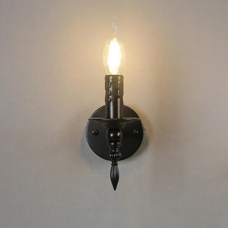 Lisslune | NoirCandle Wall lamp – Elegant black wall lamp