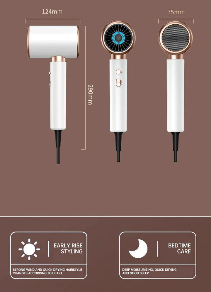 Lisslune | High-performance hair dryer 2400W with cold and warm air function - Ion technology