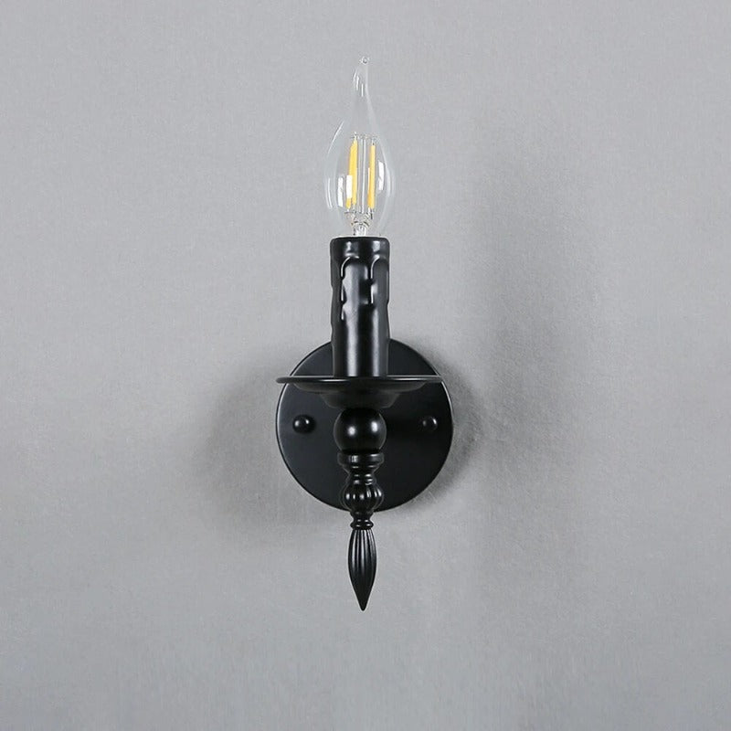Lisslune | NoirCandle Wall lamp – Elegant black wall lamp