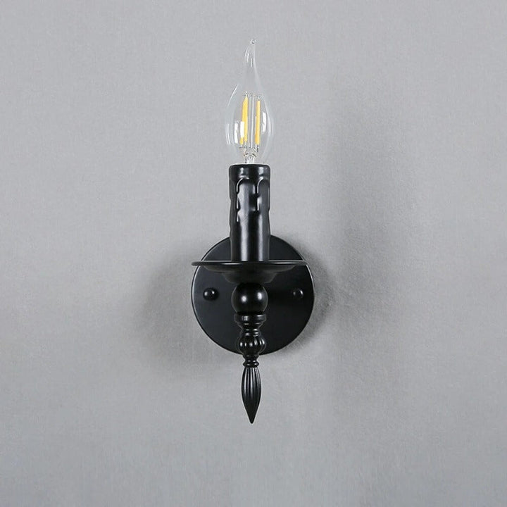 Lisslune | NoirCandle Wall lamp – Elegant black wall lamp