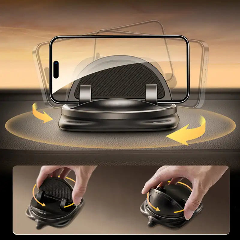 Lisslune | 360° Rotating Car Phone Mounts | Phone Holders Adjustable Dashboard & Air Vent Mount for Smartphones, Ideal for Safe Driving and Navigation