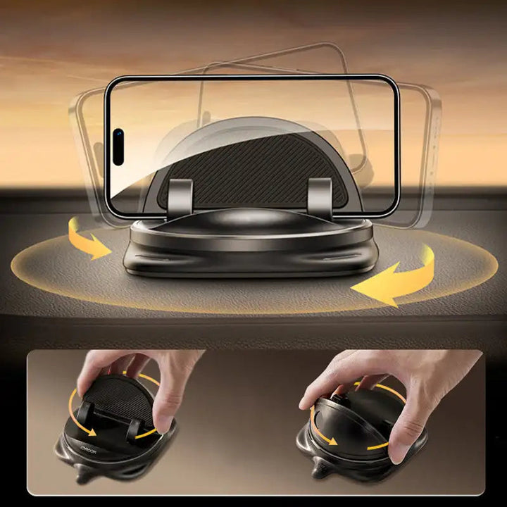 Lisslune | 360° Rotating Car Phone Mounts | Phone Holders Adjustable Dashboard & Air Vent Mount for Smartphones, Ideal for Safe Driving and Navigation