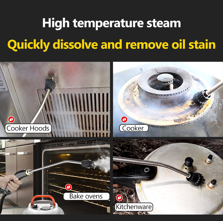 Lisslune | 2800W High-Pressure Steam Cleaner – Powerful Home & Car Cleaning Device