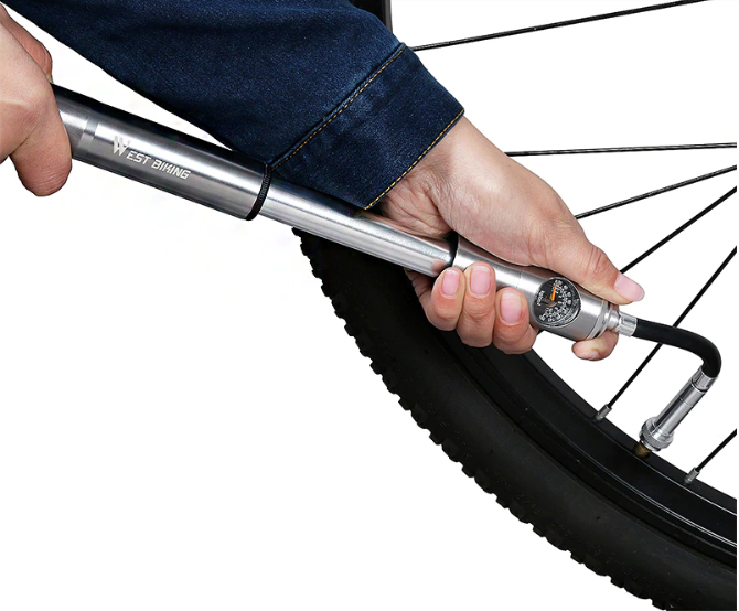 Lisslune | Bike Pump - Mini Bike Pump - Hand Bike Pump
