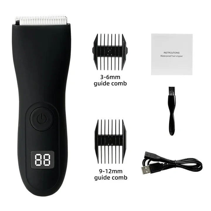 Lisslune | Men's body hair trimmer and women's razor with bikini attachment
