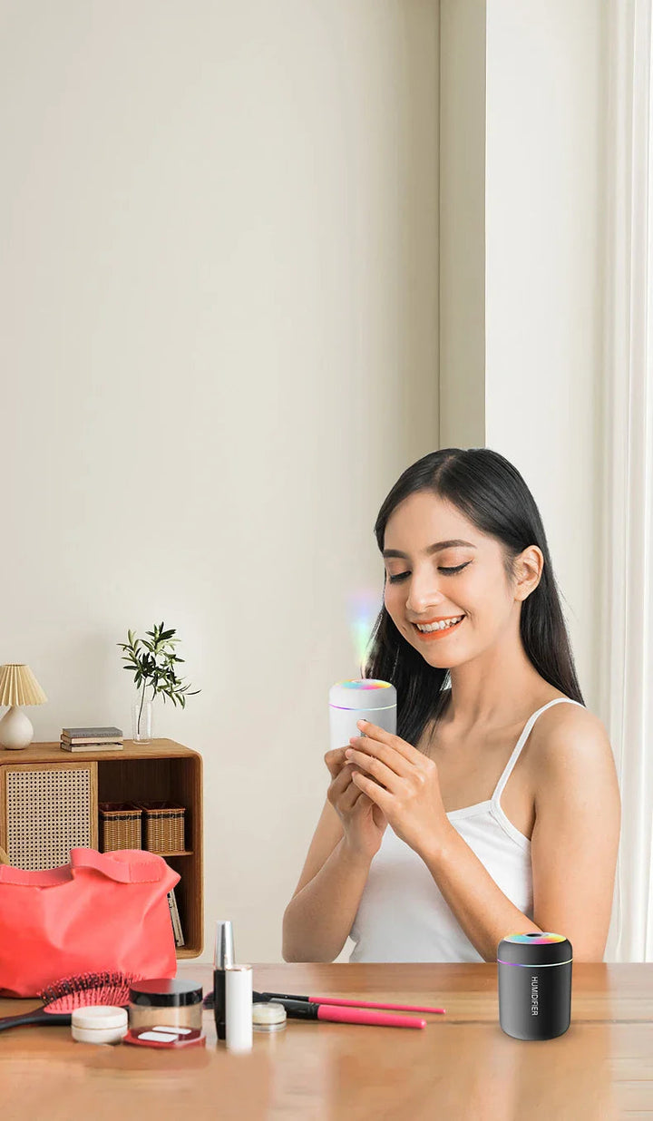 Lisslune | Compact Humidifier with Aromatherapy USB-Powered for Car and Bedroom