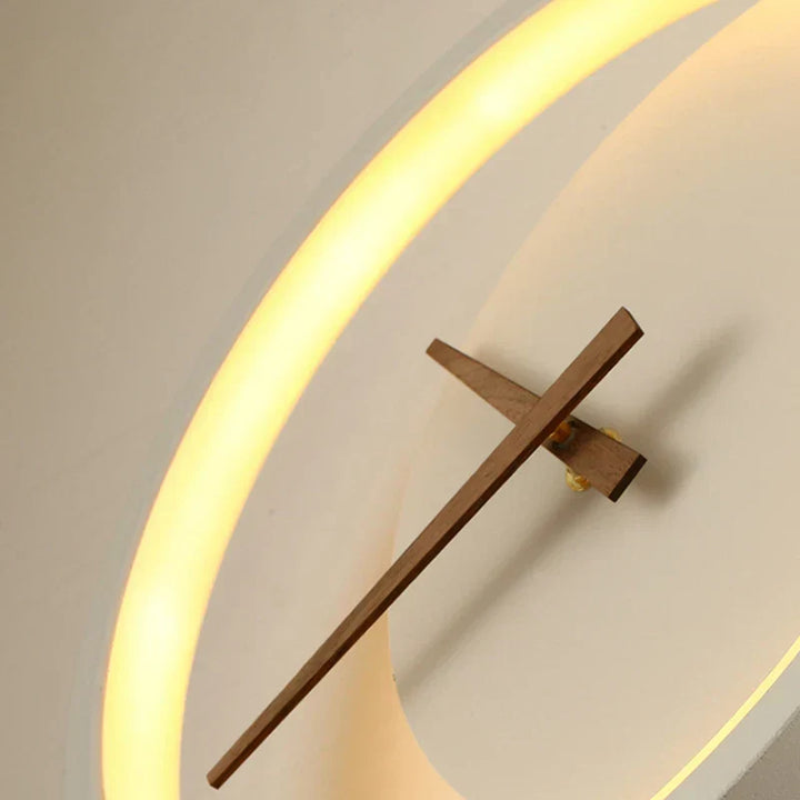 Lisslune | TimeGlow - Modern LED wall clock with LED lighting