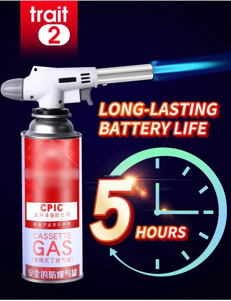 Lisslune | Portable Butane Gas Burner – Perfect for BBQ, Camping & Kitchen