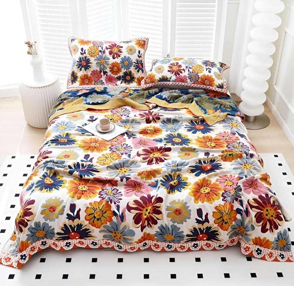 Lisslune | BloomBright - Soft Fabric Blanket