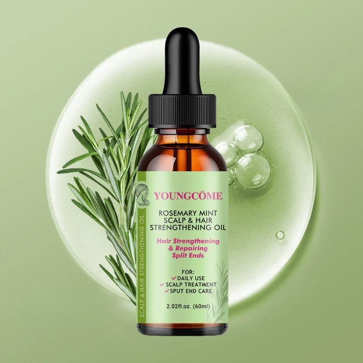 Lisslune | Rosemary-Mint Hair Strengthening Oil - Nourishing Treatment