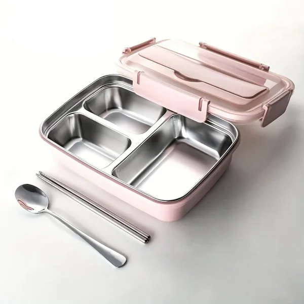 Lisslune | Leak-proof lunchbox made of stainless steel with 3/4 compartments